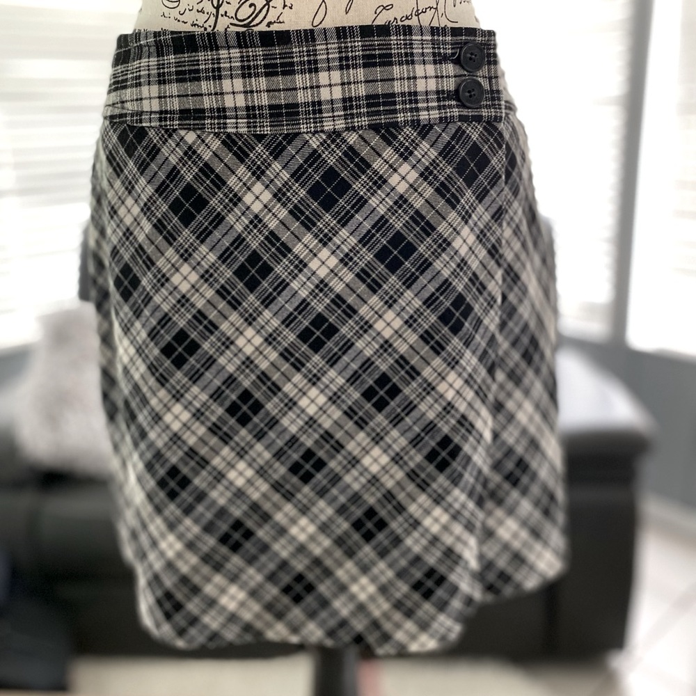 Esprit Plaid Mini Skirt Size 7/8